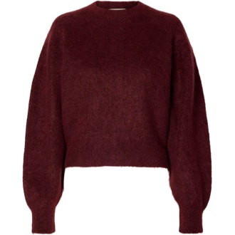 SLWMIRA LS KNIT SHORT O-NECK NOOS - Bilde 3