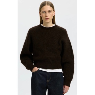 SLWMIRA LS KNIT SHORT O-NECK NOOS - Bilde 8