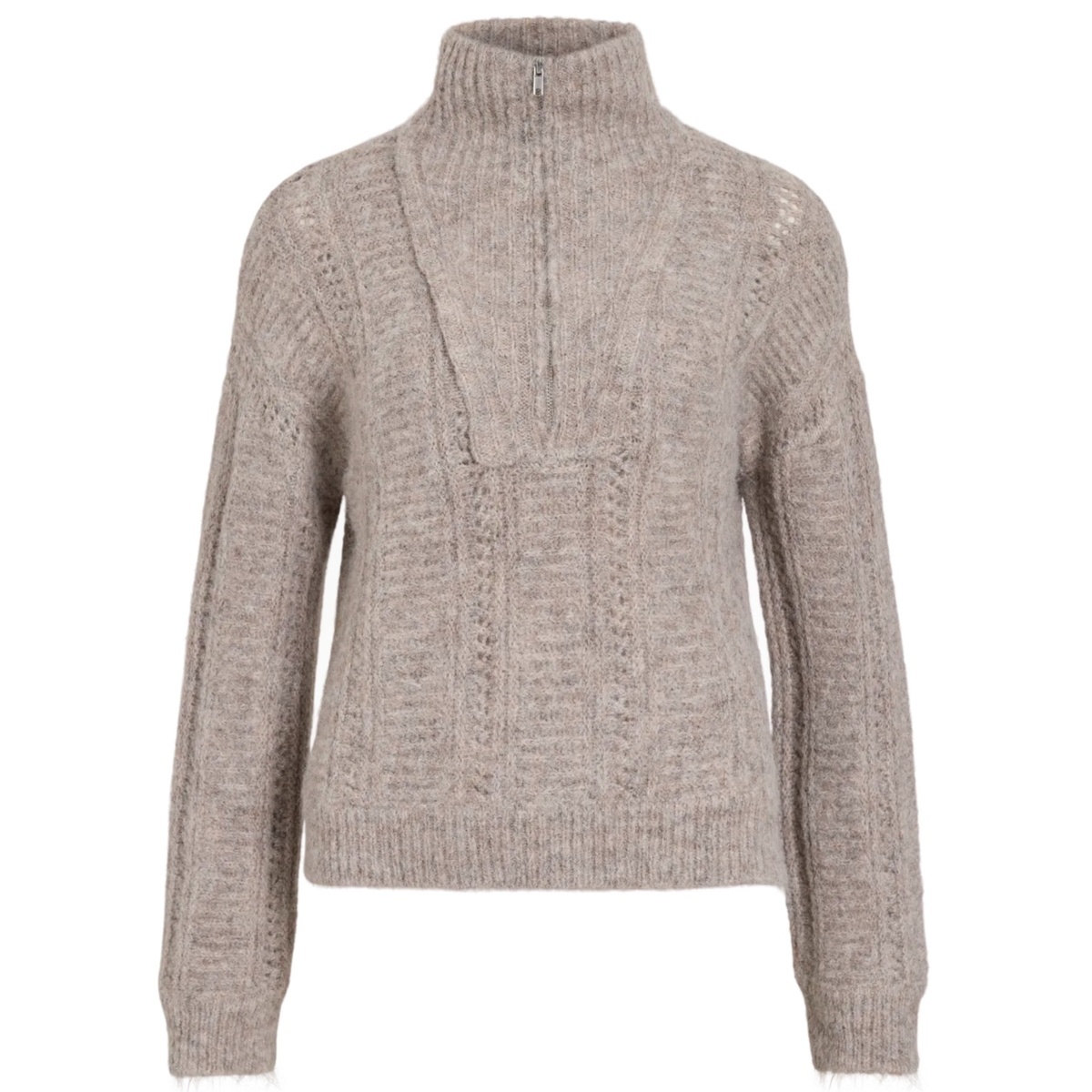 VIGLEEBA HALF ZIP KNIT TOP - Bilde 2