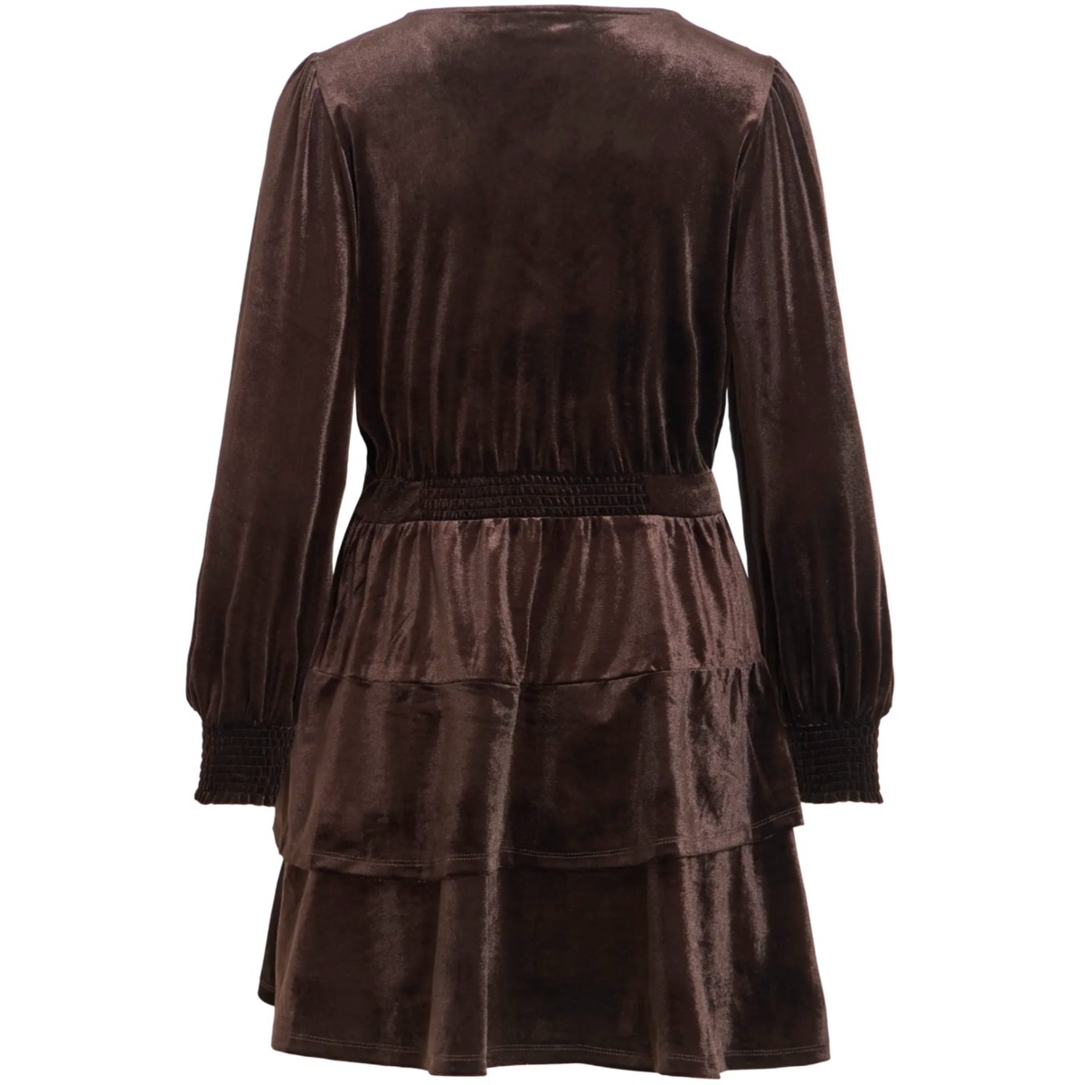 VIEMILY V-NECK L/S SHORT DRESS/LN - Bilde 2
