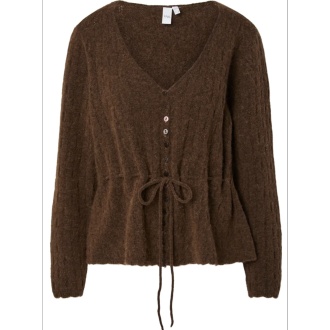 YASMELLIS LS ALPACA BLEND KNIT CARDIGAN