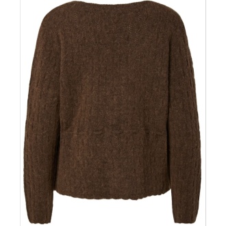 Alternative view of YASMELLIS LS ALPACA BLEND KNIT CARDIGAN