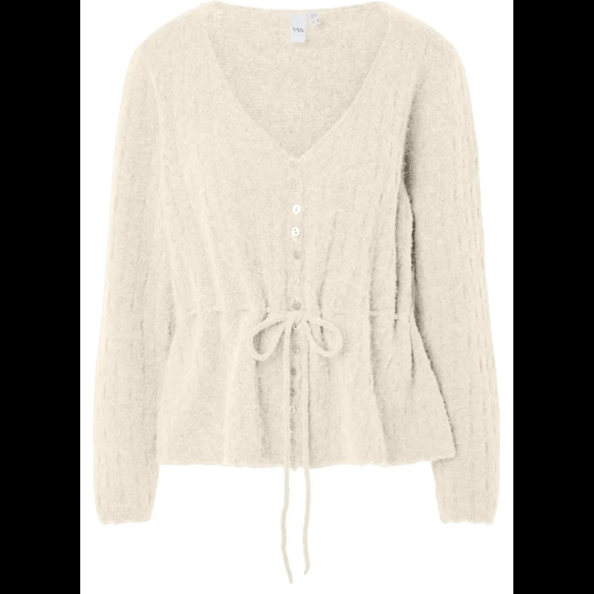YASMELLIS LS ALPACA BLEND KNIT CARDIGAN - Bilde 3