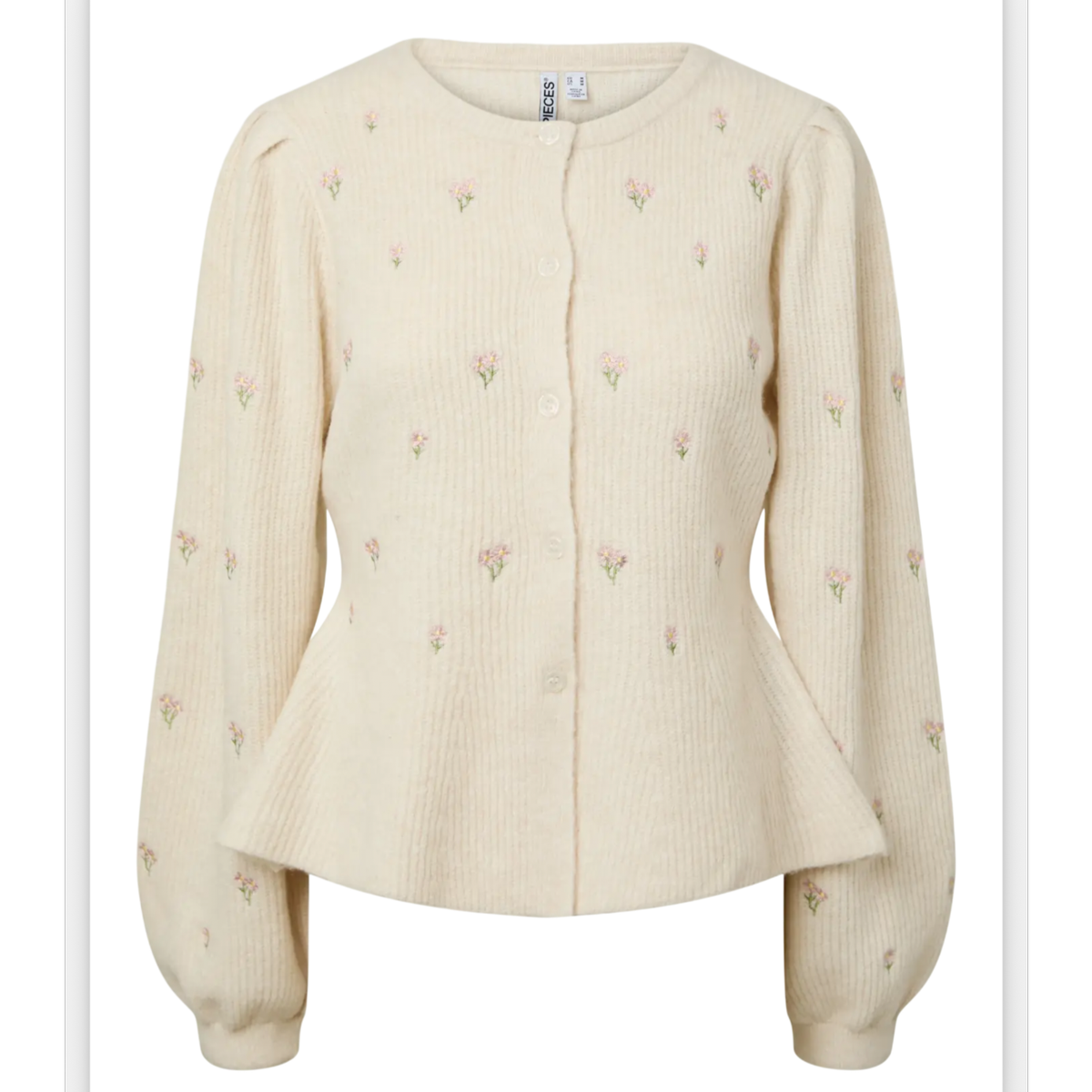 PCSILLY PUFF KNIT CARDIGAN - Bilde 2