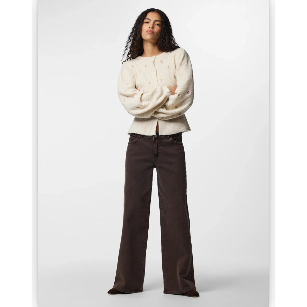 PCSILLY PUFF KNIT CARDIGAN - Bilde 3