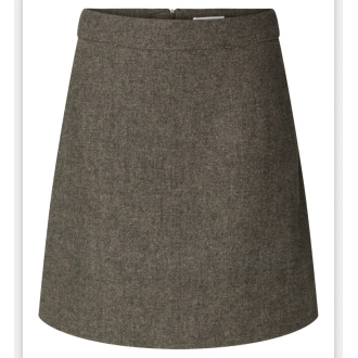 SLWREEDA WOOL SHORT SKIRT - Bilde 4