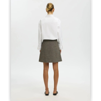 SLWREEDA WOOL SHORT SKIRT - Bilde 3