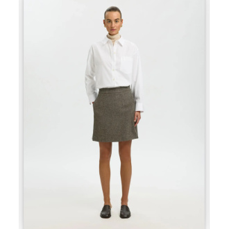 SLWREEDA WOOL SHORT SKIRT - Bilde 2