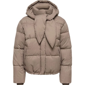 ONLMIA SCARF CHECK PUFFER JACKET OTW