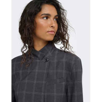 JDYVALERIE HIGH NECK CHECK BLAZER PNT - Bilde 5