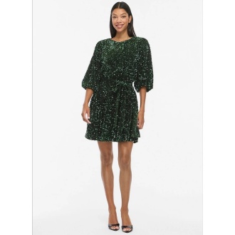 VIFAITH O-NECK 3/4 SHORT DRESS