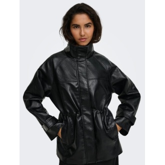 JDYRAYE FAUX LEATH.HIGHNECK JKT OTW NOOS