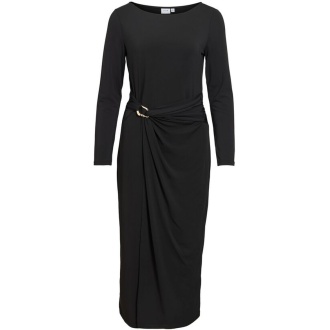 VIJUSTINE BOATNECK MIDI DRESS
