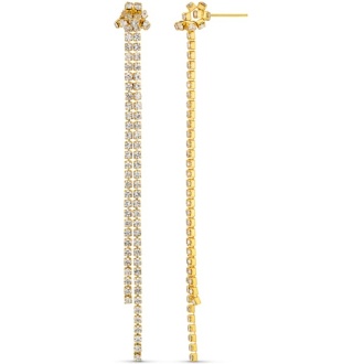 Statement Knot & Cupchain Drop Earrings
