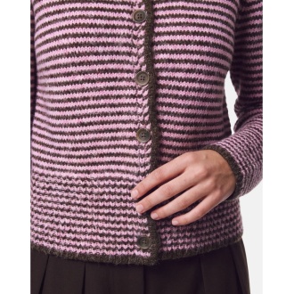 Alternative view of PCVENA LS HIGH NECK KNIT CARDIGAN