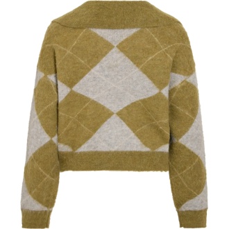 Alternative view of VIRETHA L/S COLLAR KNIT