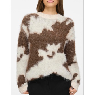 Alternative view of VIVENLA O-NECK JACQUARD KNIT