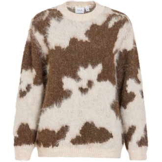 VIVENLA O-NECK JACQUARD KNIT