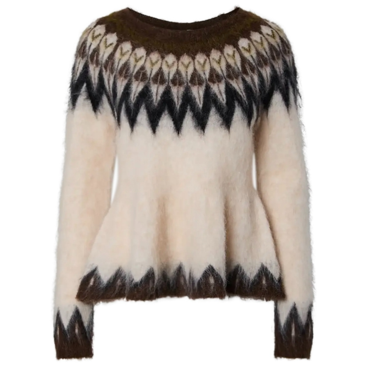 YASISMIA MOHAIR KNIT PULLOVER